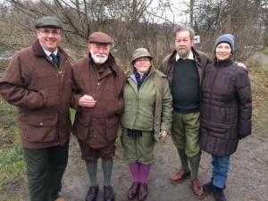 Mark and Peter with guests at the opening ceremony