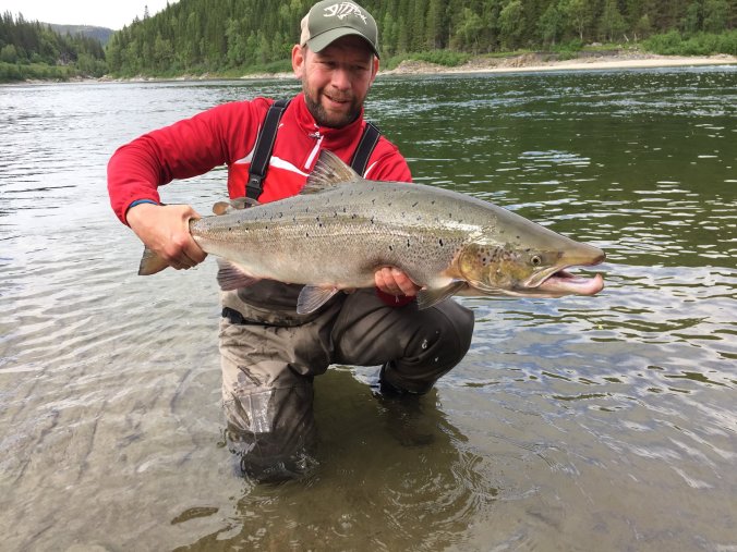 Possible salmon fishing